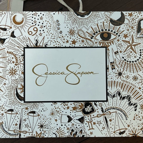 JESSICA SIMPSON Natural Python Flap Credit Card Key & Card Case 2 pc SET New NWT - Picture 8 of 8